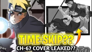 boruto time skip is here?? boruto chapter 67 cover page leak?? let's know the truth