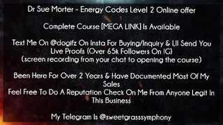 Dr Sue Morter Course Energy Codes Level 2 Online offer download