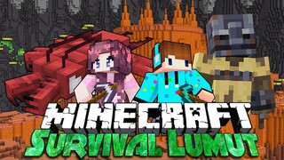 TANAH YANG TANDUS DAN KERING = PENJARA PENUH JEBAKAN !! Minecraft Survival Lumut [#2]