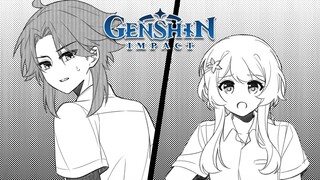 XiaoLumi Highschool AU [Genshin Impact] | Comic Dub