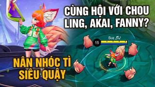 Tốp Mỡ | Nân Nhóc Tì Siêu Quậy: Gia Nhập Team Đường Phố Với Ling, Fanny, Chou, Akai??? (Nana) | MLBB