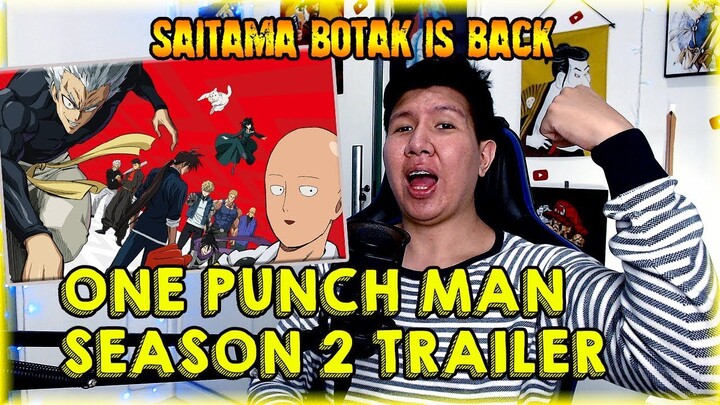 ONE PUNCH MAN SEASON 2 TRAILER REACTION INDONESIA, Botak Is Back!