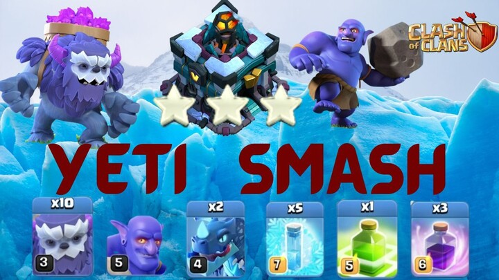 TH13 YETI ATTACK STRATEGY | YETI SMASH | TH13 UNSTOPPABLE YETI BOWLER ATTACK STRATEGY | LIVE ATTACK