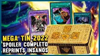 SPOILER COMPLETO MEGA TIN 2022 - REPRINTS INSANOS | YU-GI-OH! THE PHARAOH'S GODS