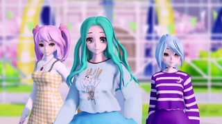 MMD My Girl รักหมดใจไร้สำรอง - Dance Robot Dance ft Pingo・Naya・Akira♛ ♕
