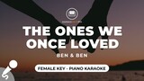 The Ones We Once Loved - Ben & Ben (Female Key - Piano Karaoke)