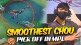 IS THIS THE SMOOTHEST CHOU PICK OFF IN MPL...🤯