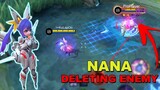 NANA INSTANT DELETE ENEMY WITH THIS COMBO | MOBILE LEGENDS