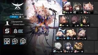 ⟁明日方舟/アークナイツ/Arknight⟁ -░CC#11 Day 4 Map Sal Viento Karst Risk 8 CM ░ - Strategy Low End Star Squad