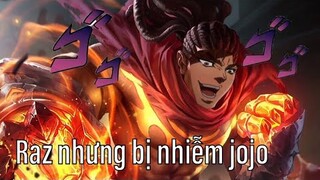 Raz.Exe Nhưng bị nhiễm jojo        | Kacchan