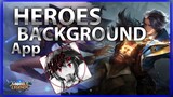 [Old] Heroes BackGround Changer APP [Mobile Legends Background] Ft, Fanny,Gusion,Chou,Lance