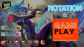 [S-25] Karina Rotation & Full Gameplay (Tank Build) - Mobile Legends