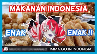 [ Hololive sub indo ] Ollie memperkenalkan makanan indonesia kepada orang luar negeri  !!