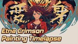Etna Crimson Painting Timelapse
