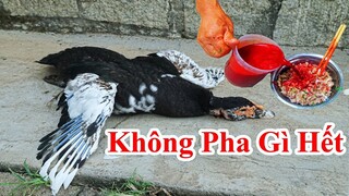 Cách Đánh Tiết Canh Vịt KHÔNG PHA GÌ HẾT Cực Hay / Hướng Dẫn Hãm Tiết Canh Không Pha Nước Mắm