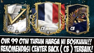 OVR 99 OTW TURUN!! REKOMENDASI CENTER BACK / CB TERMETA & TERBAIK DI EA SPORT FC MOBILE PERKORO