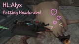 Mengelus-elus Headcrab di "Half-Life: Alyx"