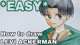 How to draw Levi Ackerman | easy step by step