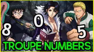 Phantom Troupe Numbers & Names Revealed - Hunter X Hunter Discussion | Tekking101