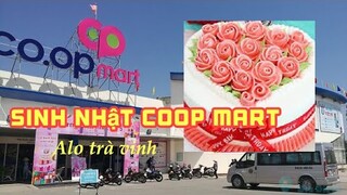 Sinh Nhật Coop Mart với bánh kem Sinh Nhật Siêu To Khổng Lồ Nhất Trà Vinh