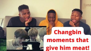 Just changbin moments that give him meat | REACTION