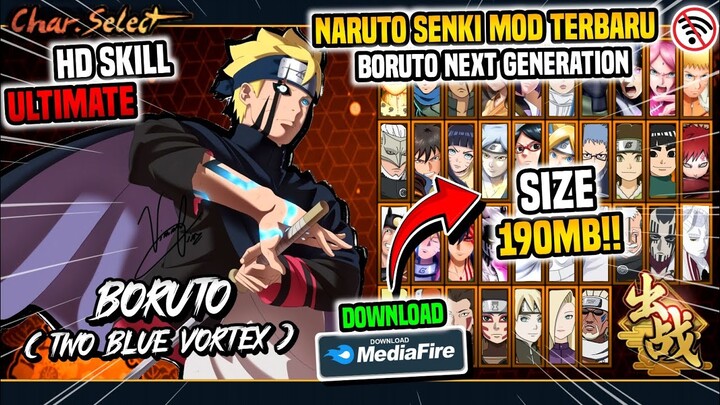 BEST‼️NARUTO SENKI MOD NEXT GENERATION V2.5 TERBARU 2024!! HD SKILL ULTIMATE