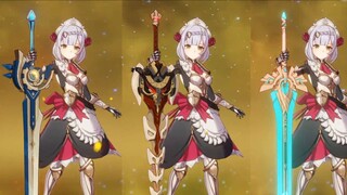 [ Genshin Impact ] Full-level basic attack Noelle, I believe your heart is your strength!