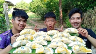 กินทุเรียนแบบจุกๆ ราคาถูกๆพูไม่ถึงร้อย กินให้อิ่มเอาให้จุก!!