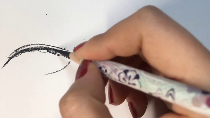 [Hướng dẫn vẽ mắt] mắt và lông mày anime vẽ tay có thể được vẽ bởi nhóm khuyết tật, giải thích hướng
