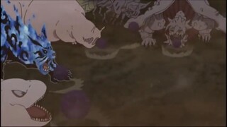 Naruto, Kakashi, Killer Bee and Gai VS Tobi