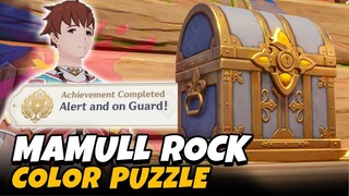 Mamull Rock Color Puzzle (Natlan Hidden Achievement | Luxurious chest) Genshin I