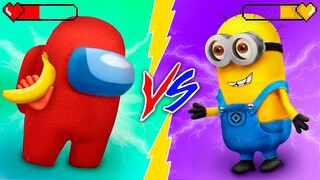 Mẹo Tự Làm Búp Bê Among Us vs Minion