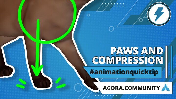 ⚡ Paws & Comression | Animation Quick Tip