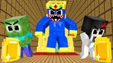 Monster School : HUGGY WUGGY War Baby Zombie because Princess - Minecraft Animation