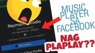 HOW TO ADD MUSIC PLAYER ON YOUR FACEBOOK BIO | TAGALOG