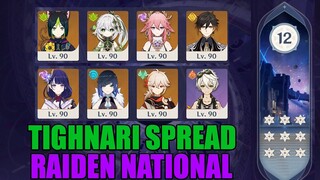 Tighnari Spread / Raiden National Spiral Aybss