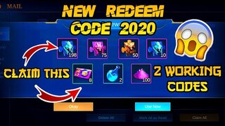 NEW REDEEM CODES IN MOBILE LEGENDS 2020 | WITH PROOF | REDEEM NOW | MLBB
