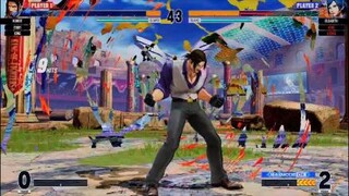 KOF15　チャンピオン　ロバート　弱キックから旋風龍虎乱舞コンボ