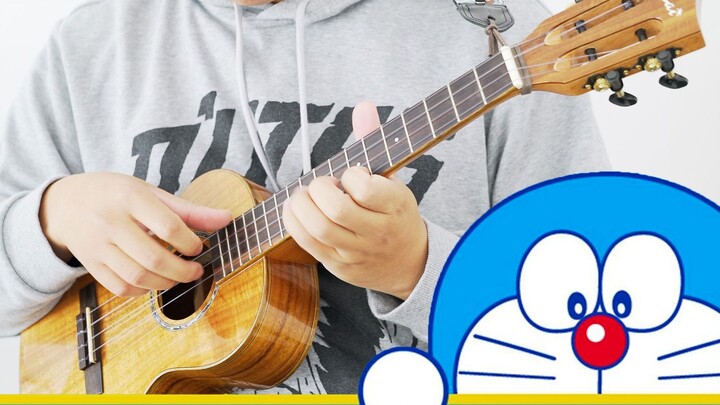Membantu Anda mewujudkan semua keinginan Anda Fingerstyle Ukulele "Doraemon".