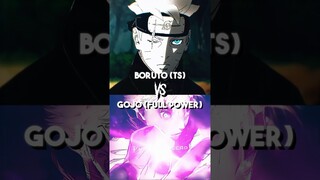 Boruto Time Skip Vs Gojo | FIGHT 💥 - jujustu kaisen #jjk #boruto #ytshorts #anime