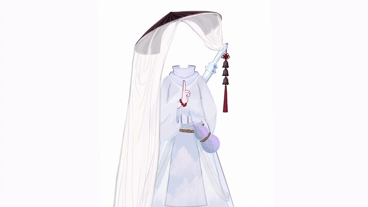 【免费Live2d挂件】一套天师服饰