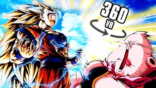 360° Super Saiyan 3 Goku vs Majin Buu (Goku Serious)