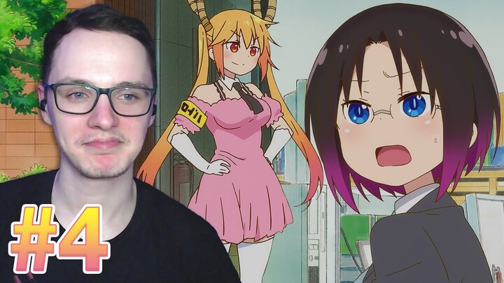 MISS KOBAYASHI'S DRAGON MAID SEASON 2 EPISODE 4 REACTION/REVIEW! - Tohru on patrol!