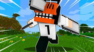 ฉันเพิ่ม CHAINSAW MAN ใน Minecraft