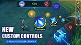 NEW CUSTOM CONTROL AND LOTS OF CHANGES ADVANCE SERVER | MOBILE LEGENDS