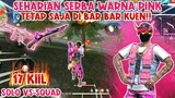 SOLO VS SQUAD SEHARIAN SERBA WARNA PINK TETAP SAJA DI BAR BAR KUEN!! - FREE FIRE INDONESIA