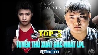 TOP 5 TUYỂN THỦ XUẤT SẮC NHẤT LỊCH SỬ LPL