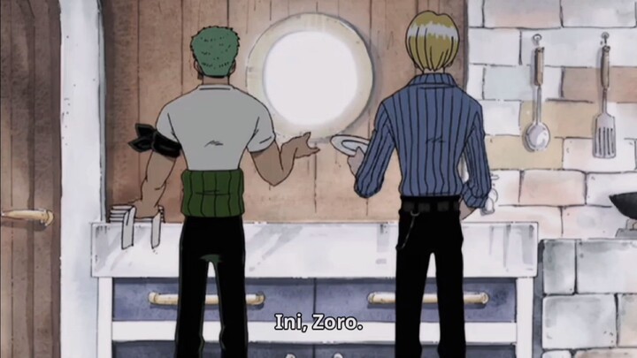 When Zoro and sanji cuci piring 😂