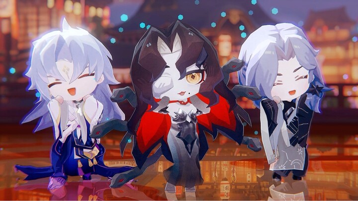 【阴阳师MMD】反派组QQ人不可能这么可爱～≡^ω^≡
