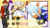 sousou no frieren React to Rimuru As The Demon Lord | Gacha Reaction